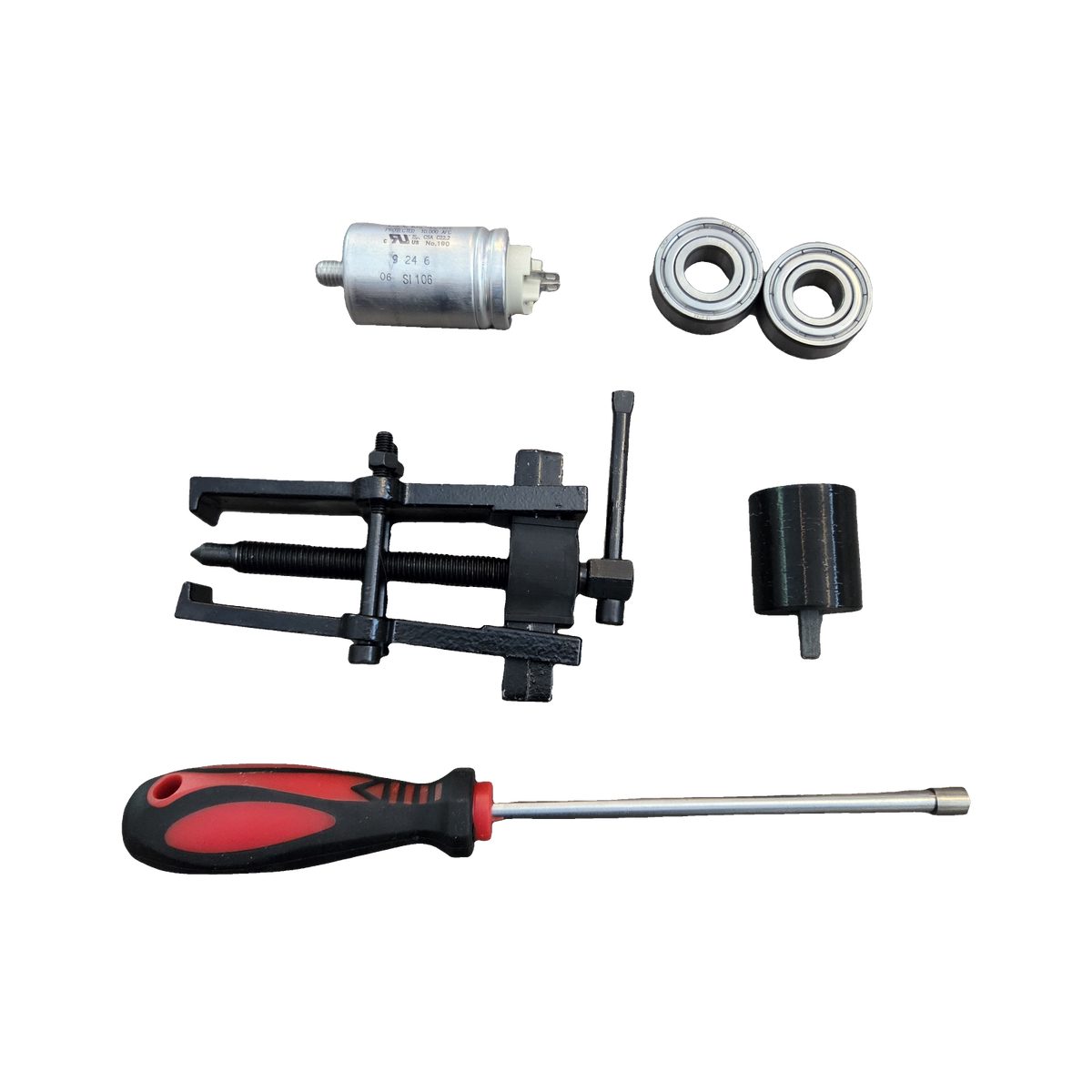2 Kugellager + Schraubendreher Gas- Ölbrenner Motor FHP/AEG EB 95C35/2 95035/2